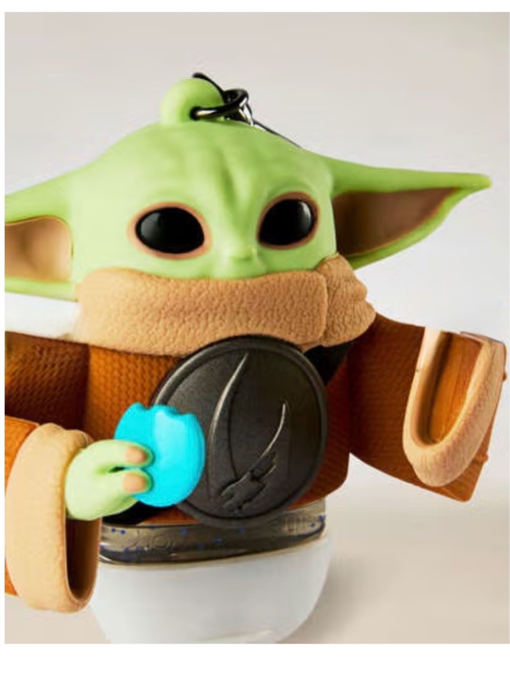 Bath & Body Works The Child (Grogu) Pocketbac Keychain - Green, Orange, Tan - Picture 3 of 4